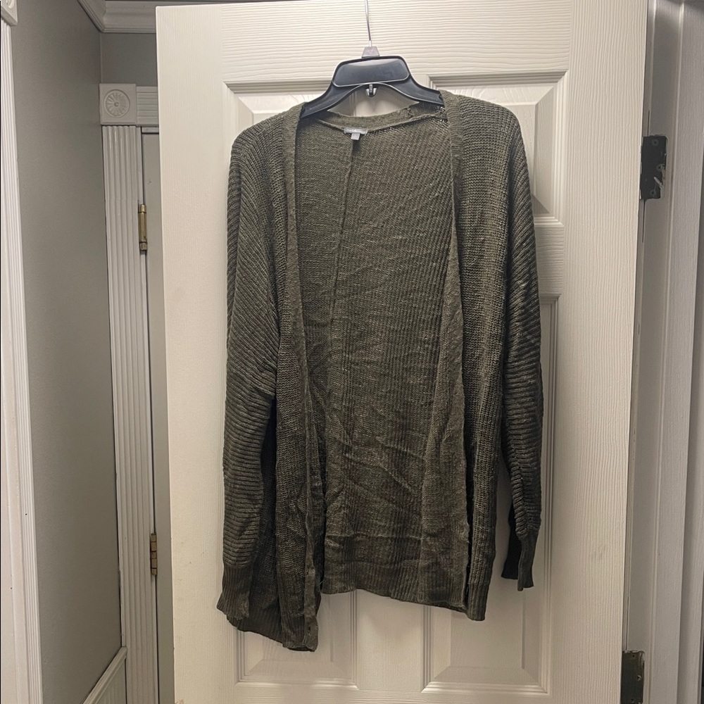 Olive Green & Black Charlotte Russe Cardigan x 2